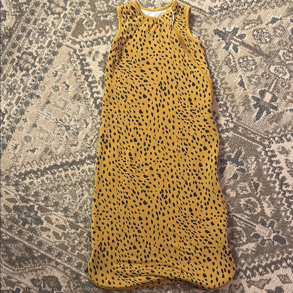 Kyte BABY marigold cheetah well loved Sleep Sack